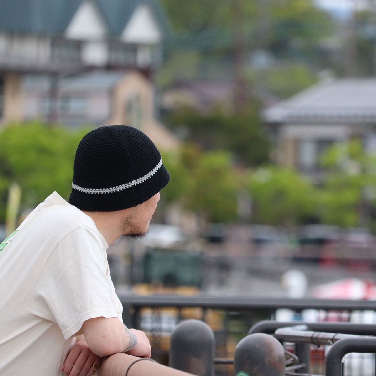 希少 クラッシャーハット knit hat ニット帽 old 90