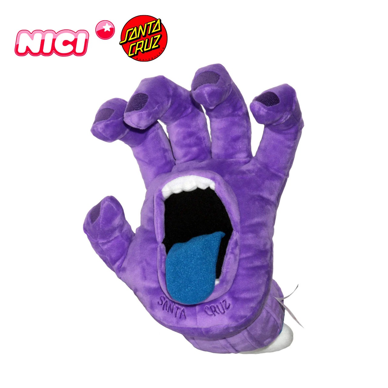 santa cruz niki 35cm screaming hand 紫 SANTA CRUZ（サンタクルーズ） Santa Cruz x NICI SCREAMNG HAND