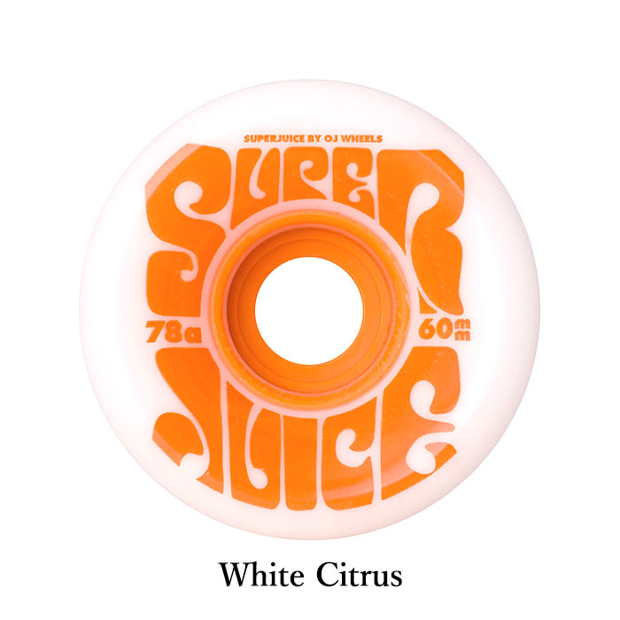 正規輸入品 OJ Wheels オージェイ ウィール スーパージュース スケートボード スケボー ソフト クルーザー Super Juice 60mm  78a