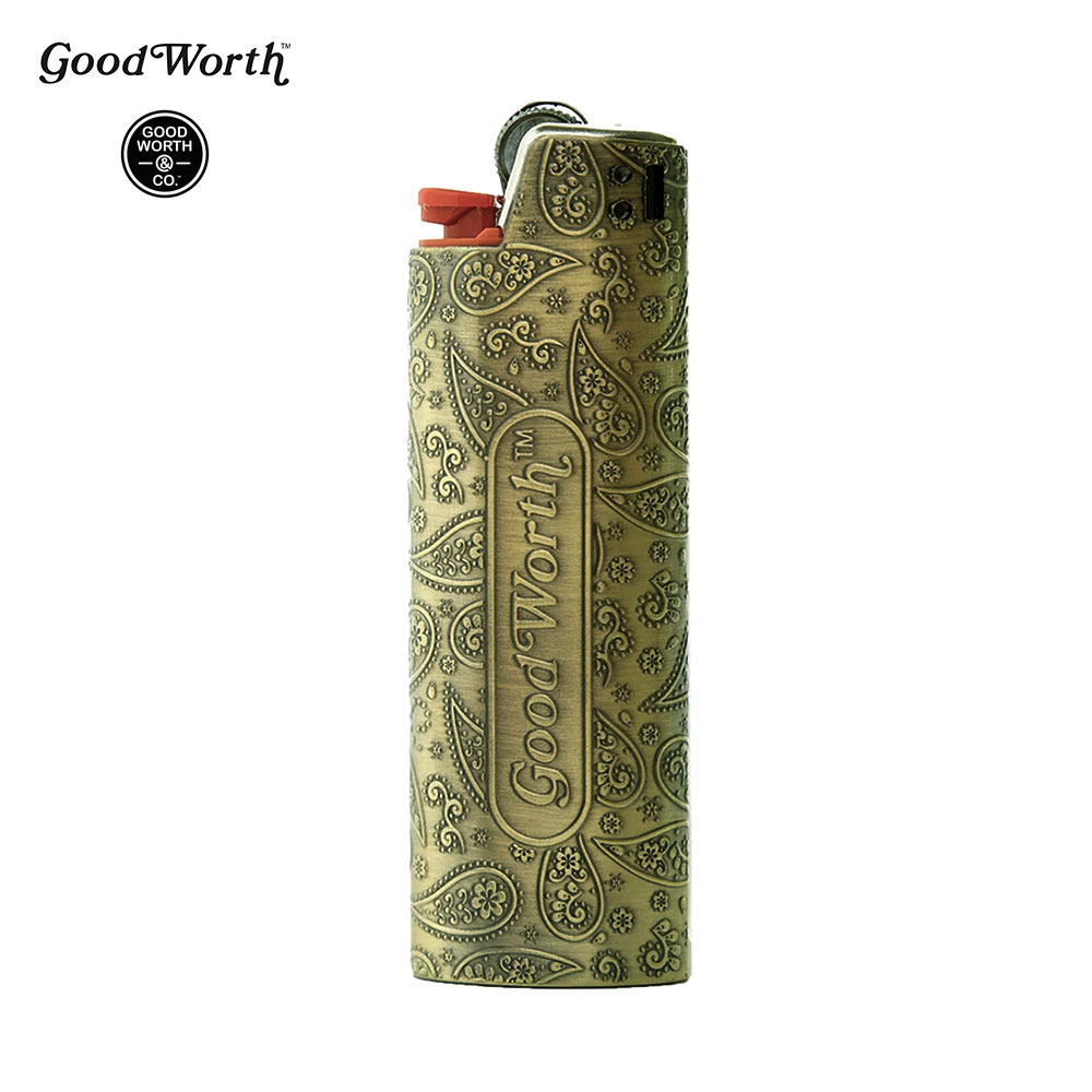 グッドワース Bic ライターケース ブランド おしゃれ カバー J26 ホルダー Good Worth & Co. Paisley Lighter  Case