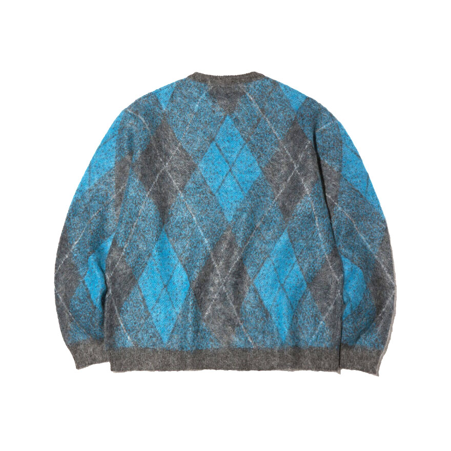 RADIALL ラディアル モヘア ニット メンズ セーター アウター 毛玉になりにくい オーバーサイズ Inna De Yard CREW NECK SWEATER L/S｜oss｜04