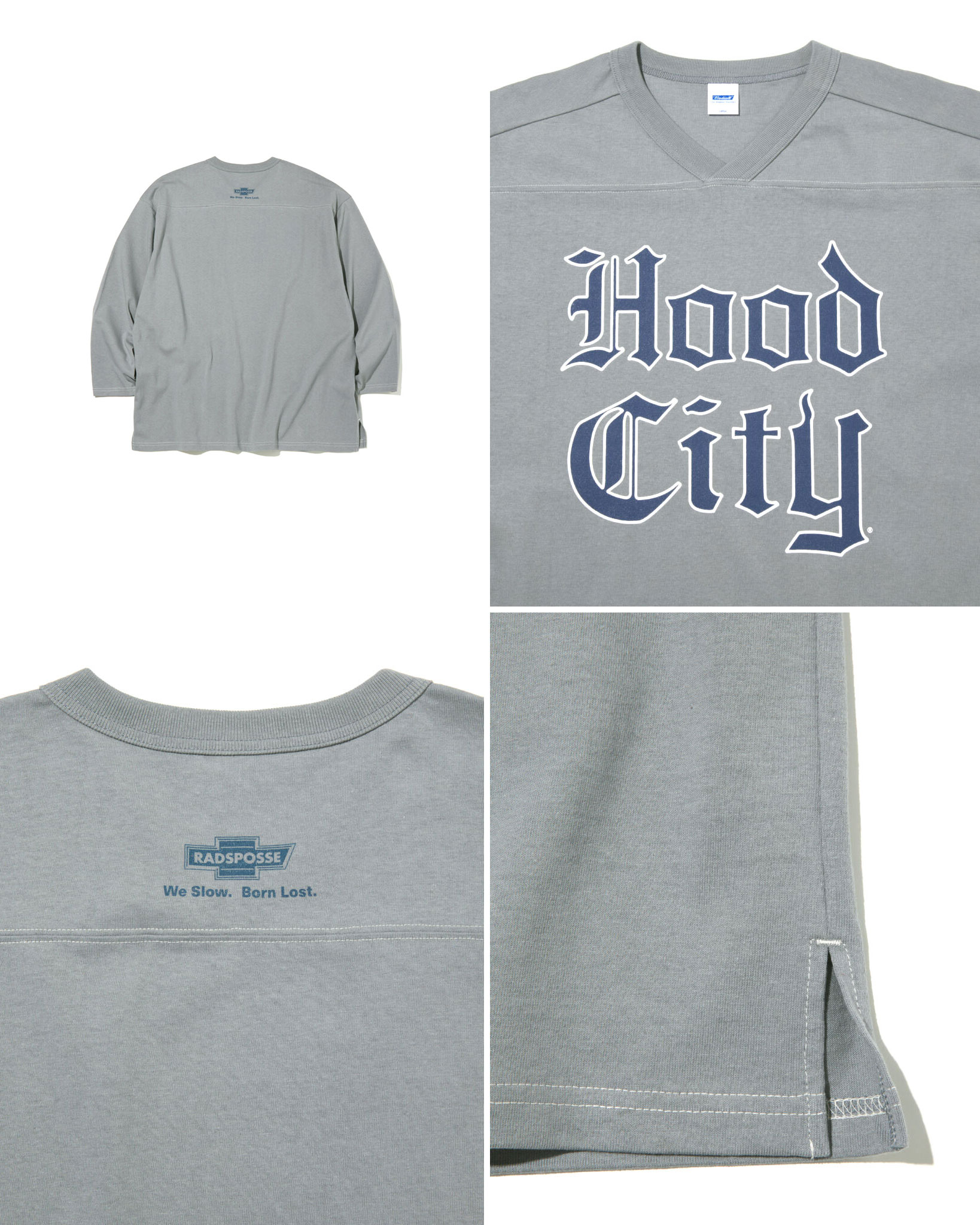 RADIALL（ラディアル） フットボール Tシャツ クロップド フットボール