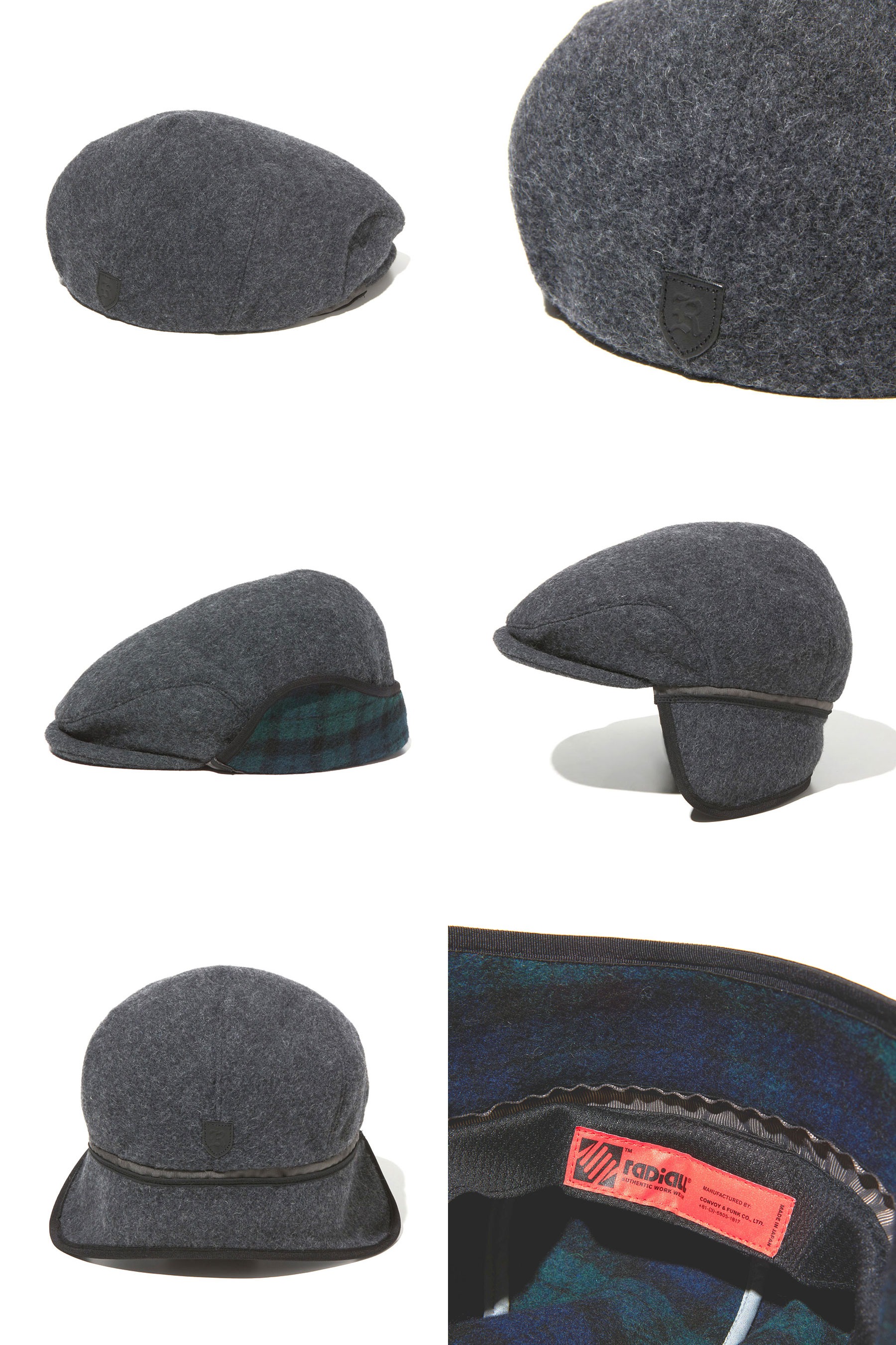 RADIALL（ラディアル） Robber Dub HUNTING CAP EAR MUFF ハンチング