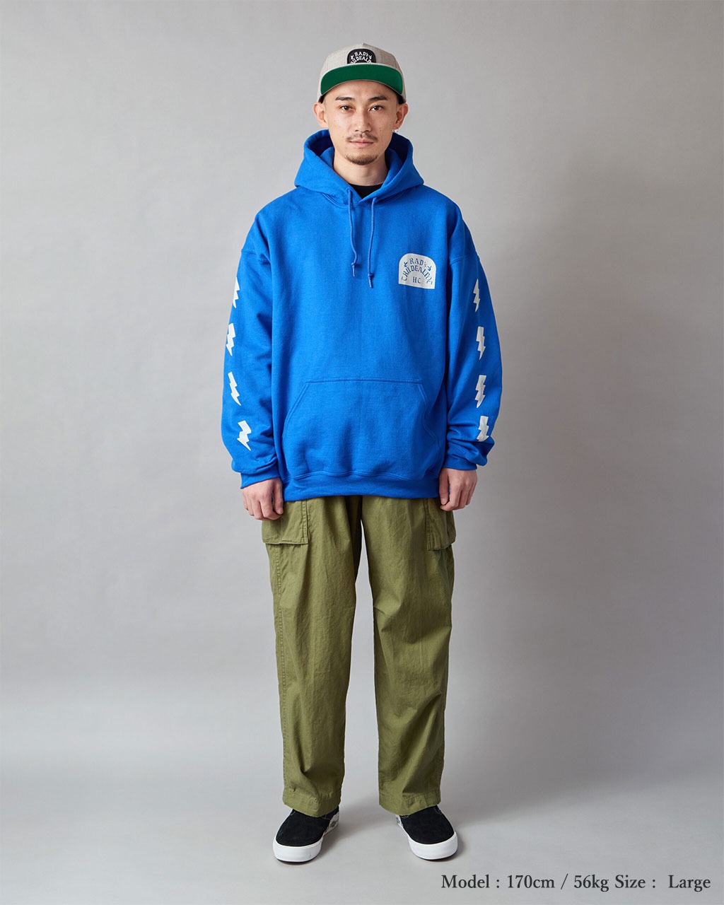 トップス RADIALL TOMBSTONE-HOODIE SWEATSHIRT L/S RADIALL パーカー TOMBSTONE HOODIE SWEATSHIRT L/S グレー