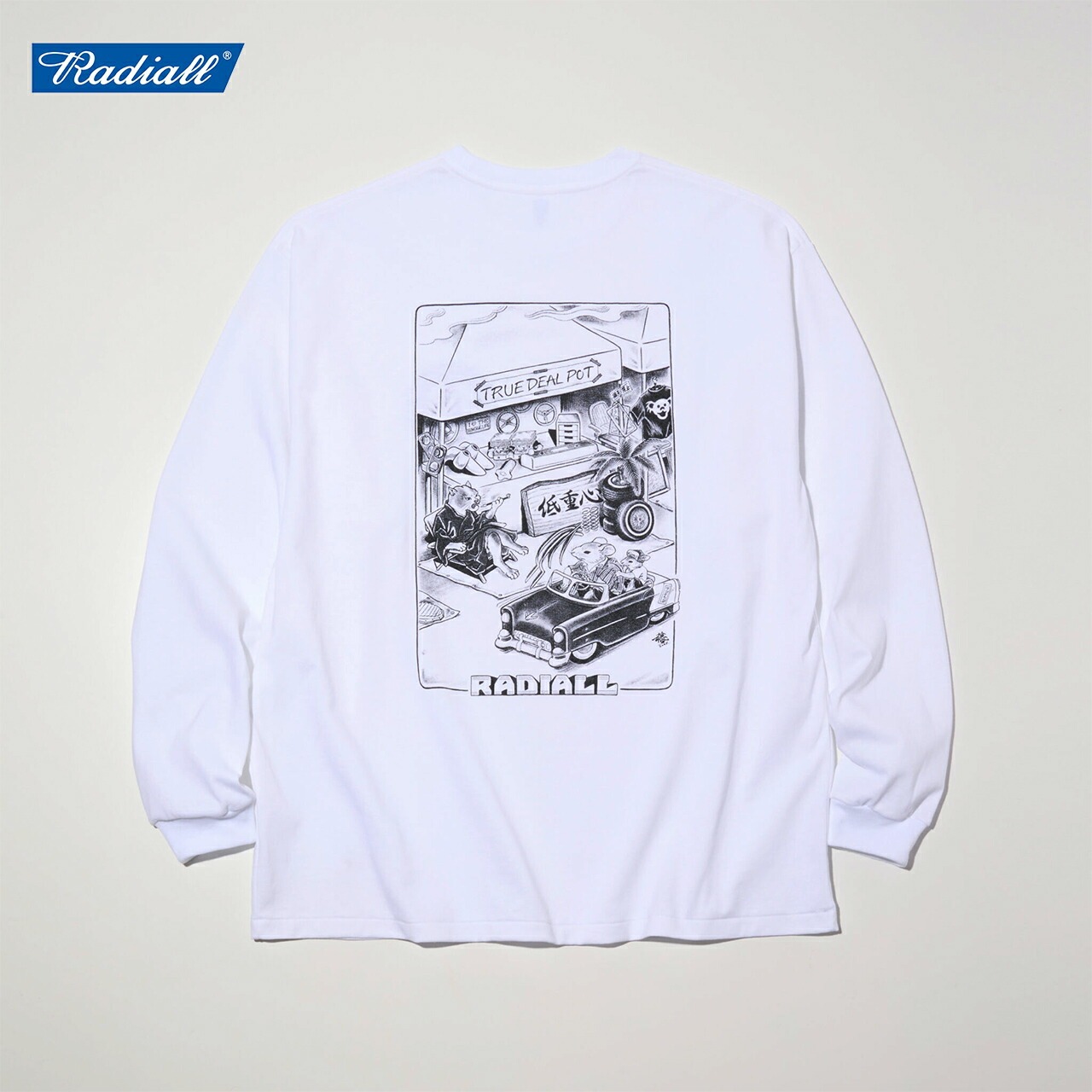 RADIALL（ラディアル） Choju Giga CREW NECK T-SHIRT L/S tシャツ 