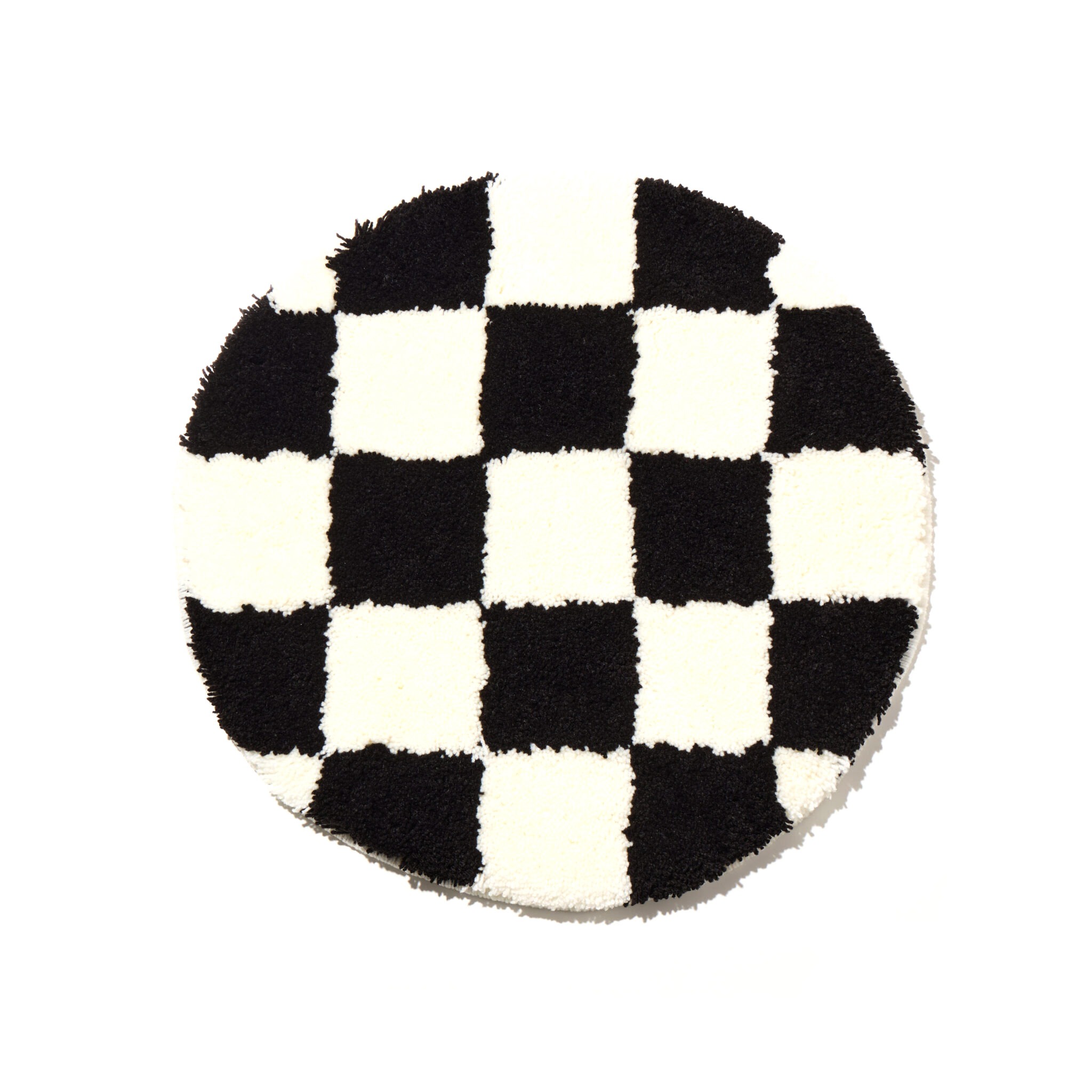 RADIALL（ラディアル） Checker CHAIR RUG MIYOSHI RUG チェアラグ