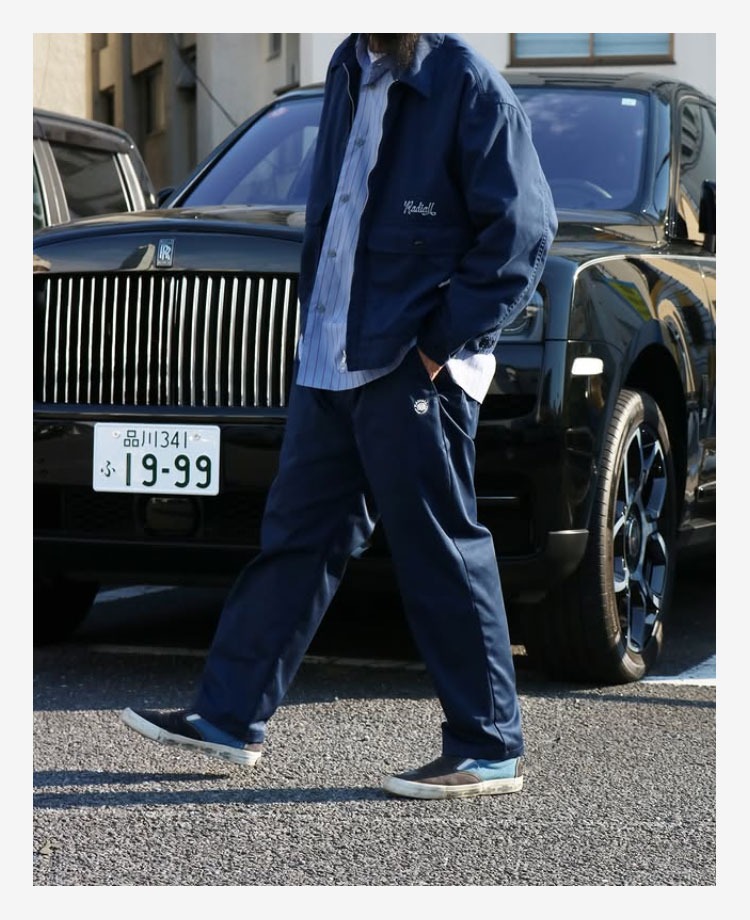 s*e様 RADIALL ラディアル Rhodes EASY PANTS L 黒 RADIALL ラディアル RHODES - STRAIGHT FIT EASY PANTS