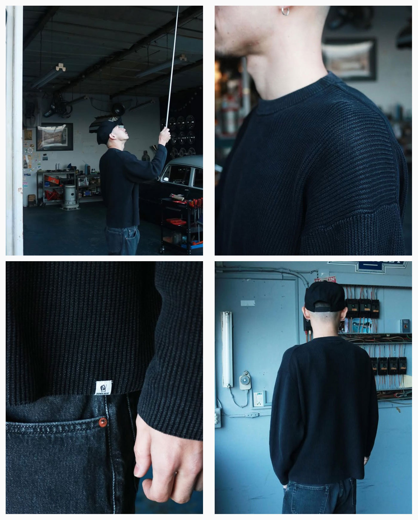 RADIALL（ラディアル） Nova Wagon CREW NECK SWEATER L/S ニット