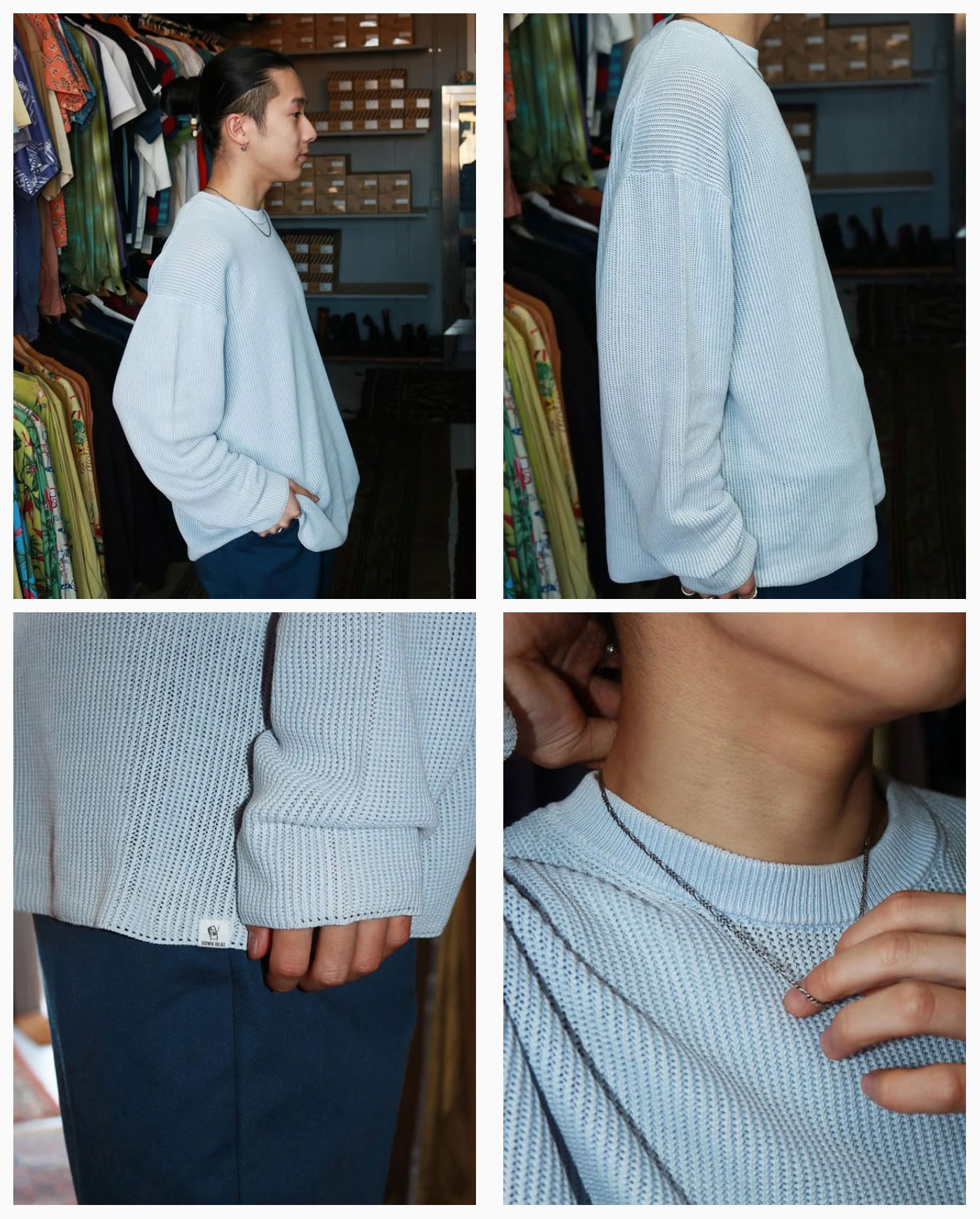 RADIALL（ラディアル） Nova Wagon CREW NECK SWEATER L/S ニット
