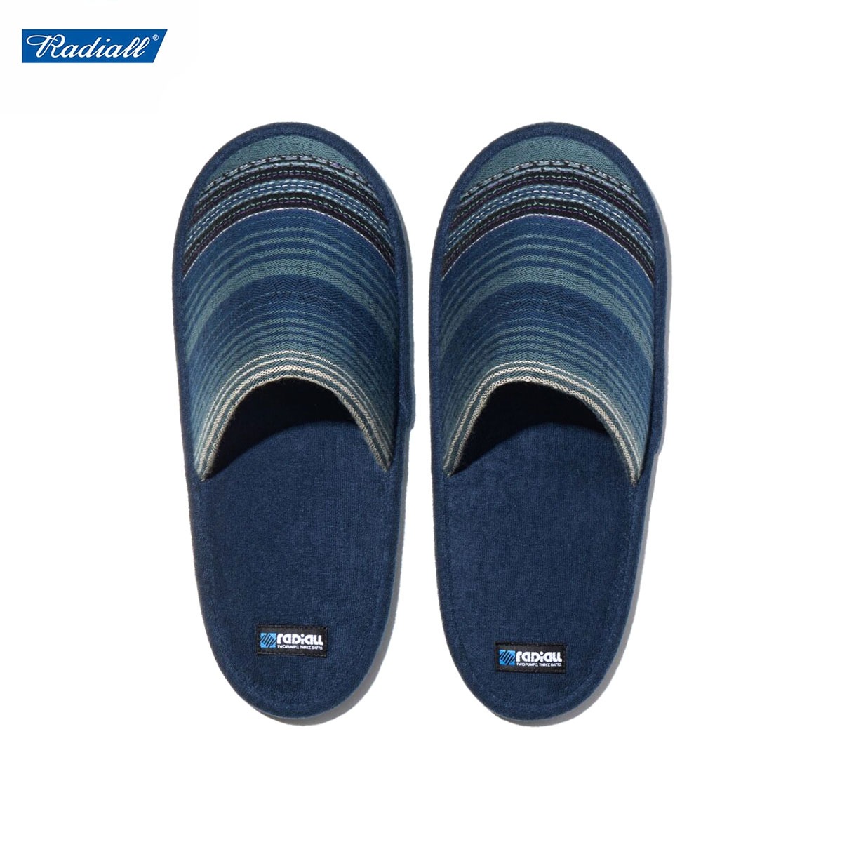 RADIALL ラディアル El Camino SLIPPERS スリッパ ブランド 青 洗える ルーム メンズ おしゃれ 室内 室内履き 部屋 ルーム オシャレ 洗濯 28cm 28 センチ | RADIALL