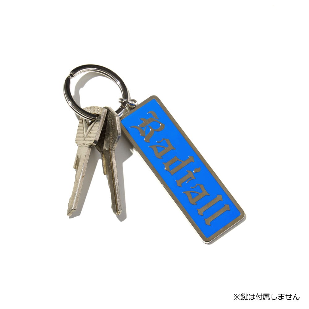 RADIALL ラディアル Vox METAL CHARM メタルチャーム 鍵 キーホルダー ストリート ブランド メンズ おしゃれ アメカジ 車 チャーム ブルー プレート | RADIALL | 02