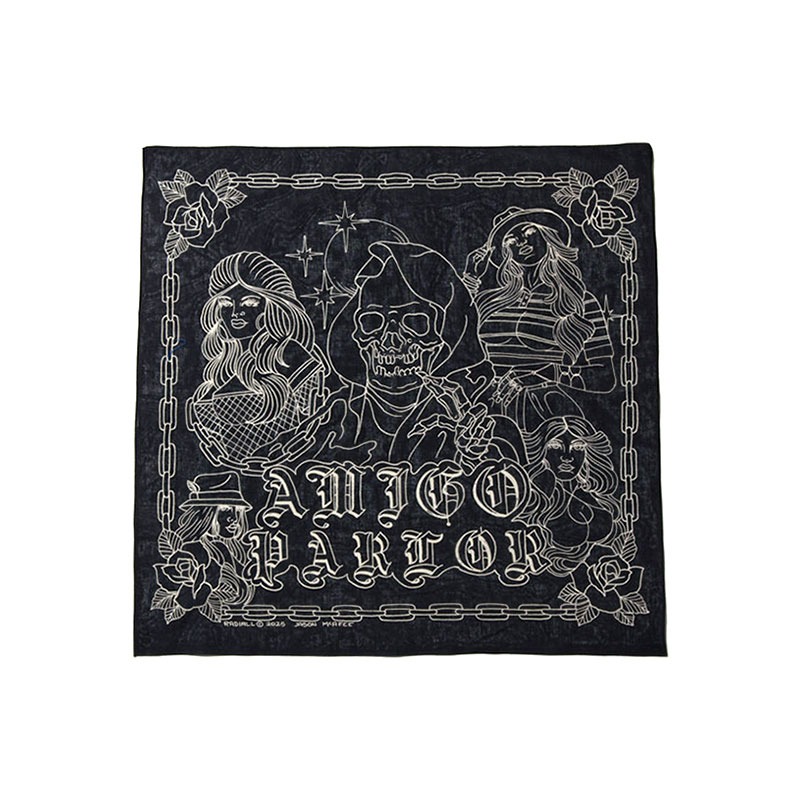 RADIALL（ラディアル） Amigo Parlor BANDANA バンダナ おしゃれ 黒