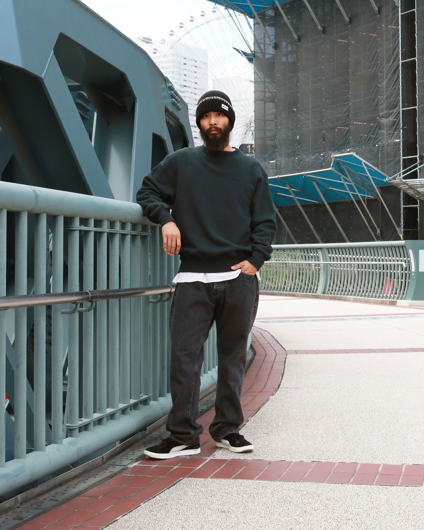 ELRADIALL エルラディアル　裏ボアコート メンズM ブラック ELRADIALL エルラディアル 裏ボアコート メンズM ブラック