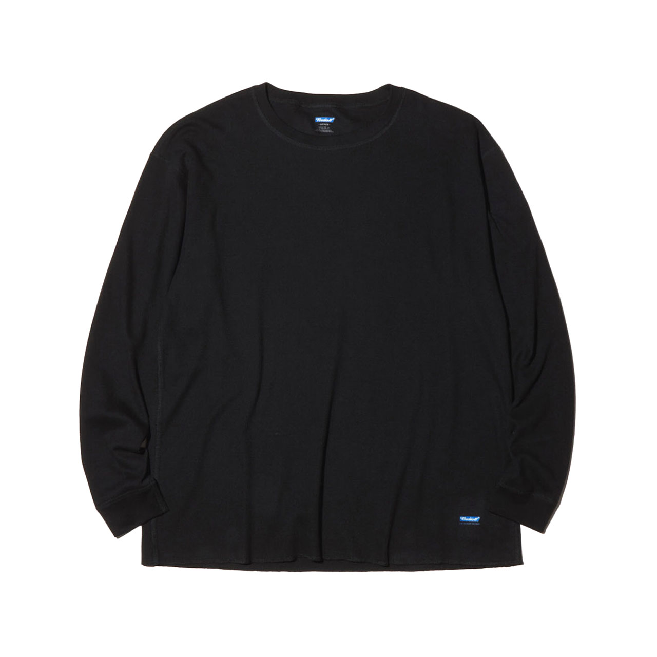 RADIALL ラディアル サーマル ロンT ヘビーウェイト 長袖 メンズ 厚手 綿 白 黒 Mil THERMAL CREW NECK T-SHIRT L/S｜oss｜03