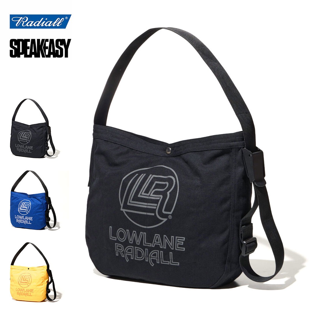RADIALL ラディアル MESS - NEWSPAPER BAG radiall メンズ ニュースペーパーバッグ ショルダーバッグ SPEAKEASY atfacc RADIALL（ラディアル） Mess NEWSPAPER BAG ニュースペーパーバッグ
