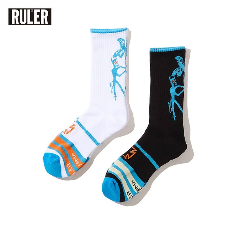 RULER (ルーラー) PALM DEVIL MID SOCKS 靴下 ソックス メンズ