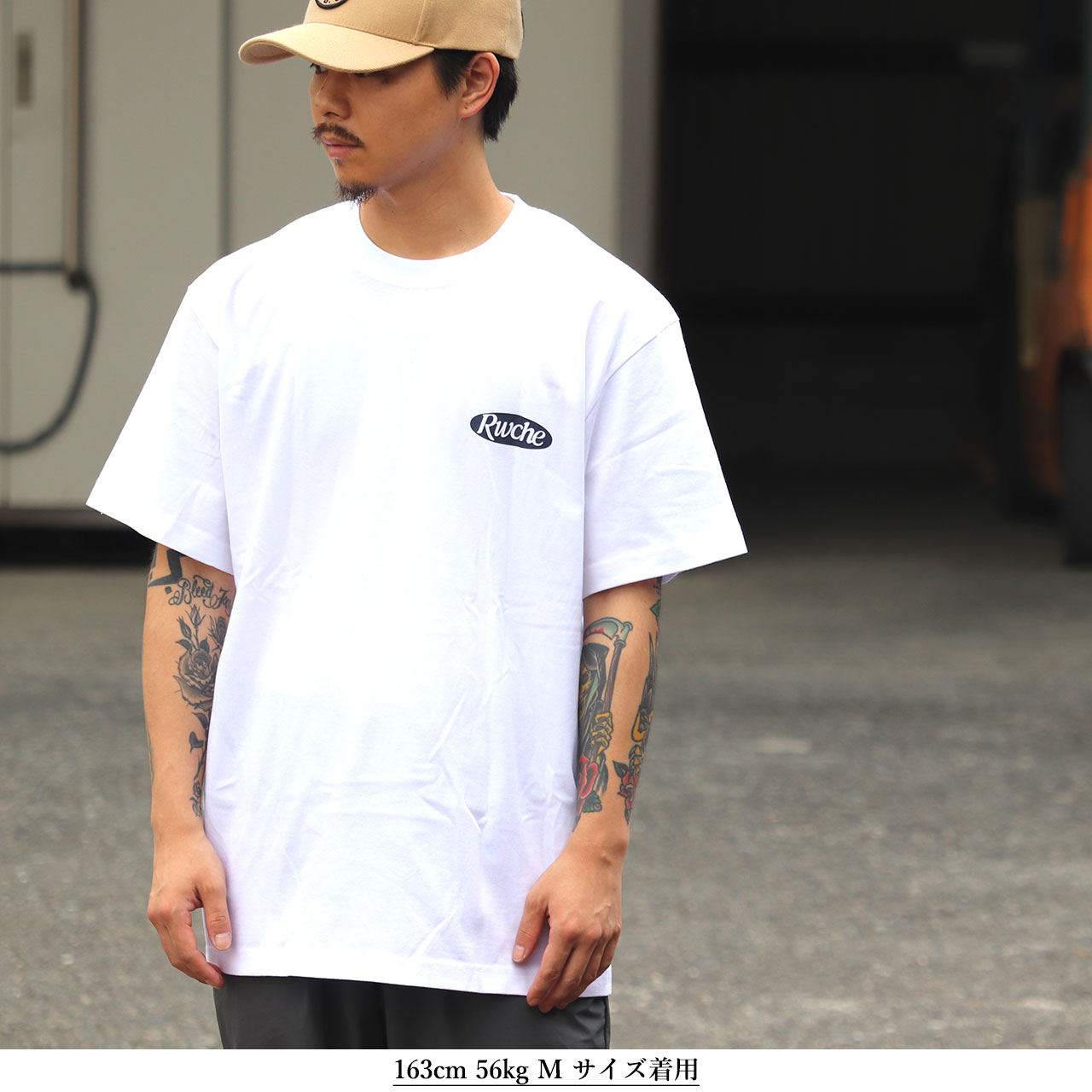 RWCHE ローチ tシャツ ブランド メンズ 半袖 映画 ロゴ かわいい 白 DAY&DAY TEE｜oss｜05