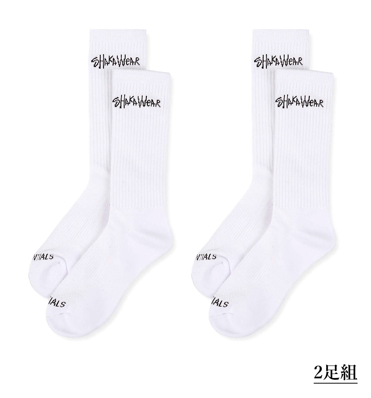 シャカウェア メッシュ ソックス メンズ ストリート 靴下 Shaka Wear LONG CREW SOCKS 2足組｜oss｜02