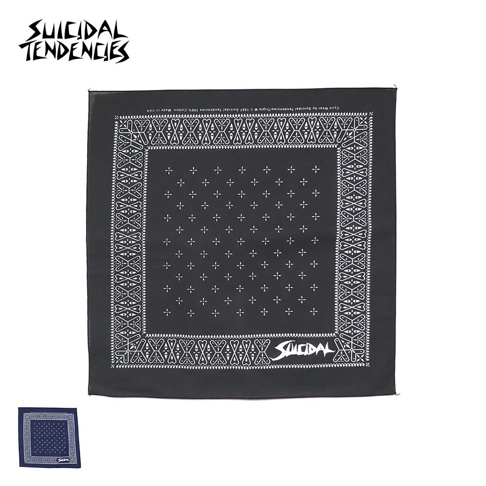 Suicidal Tendencies スイサイダル・テンデンシーズ ST OG Bandana スイサイダルテンデンシーズ スーサイダルテンデンシーズ made in usa バンダナ クロス柄 | Suicidal Tendencies