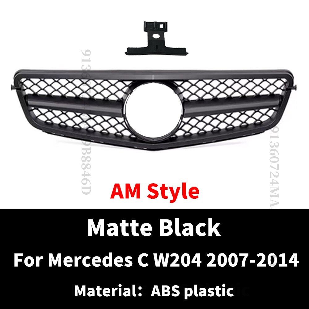 フロント グリル ベンツ W204 C クラス AMG スタイル 2008年-2014年