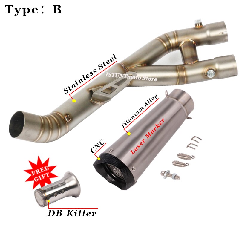 【中古品 】 スリップオン ヤマハ R1 YZF R1 MT10 2015年-2020年 バイク エキゾースト エスケープ マフラー サイレンサー チタン 金属 中間dle パイプ 【GMS7055547289】(25354円)