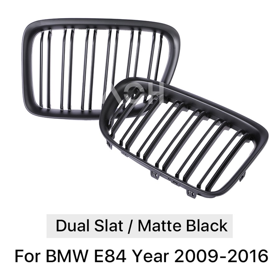 ハイクオリティ BMW X1 E84グリル 艶だし黒 2010年? ダブルバー グリル