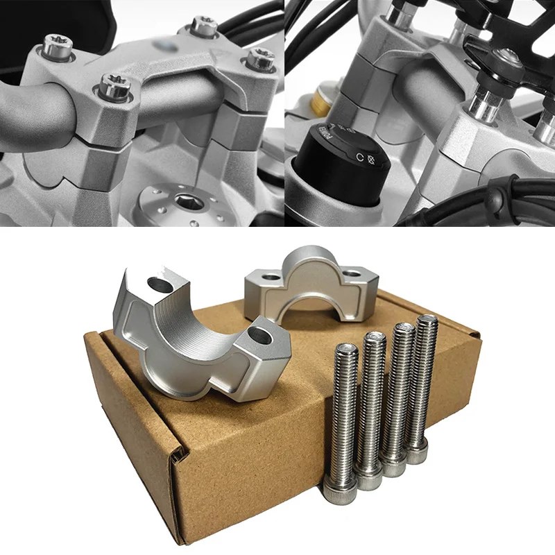 F750GS F850GS ハンドル バー Risers Cランプ Height up アダプター BMW F750 GS F850 GS F