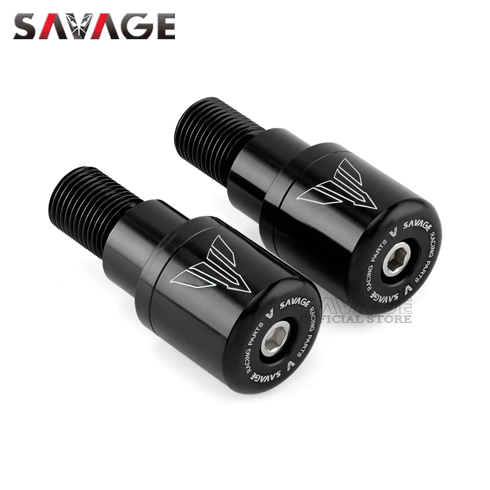 Handle Bar Ends Cap For YAMAHA FZ6 YZF MT09 Tracer XJ6 XMAX 125 250 400