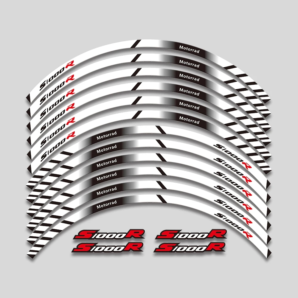 BMW S1000R S 1000R 1000 s1000 r リフレクター 反射 バイク ホイール ステッカー 内側 Hub デカール リム