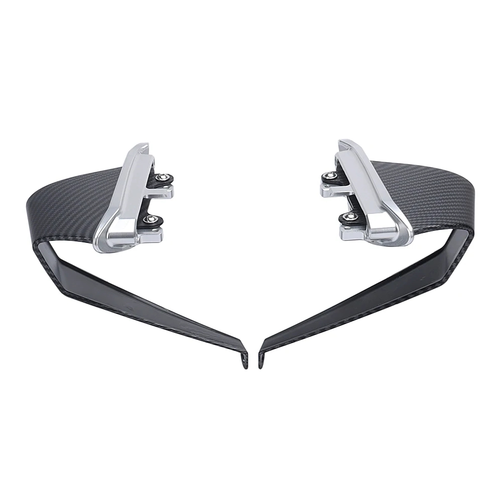 1 Pair Universal Motorcycle Winglets Aerodynamic Spoiler Wings With