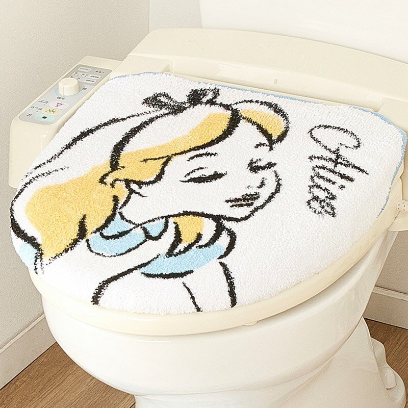 トイレマット 4点セット アリス トイレフタカバー トイレカバー トイレ 