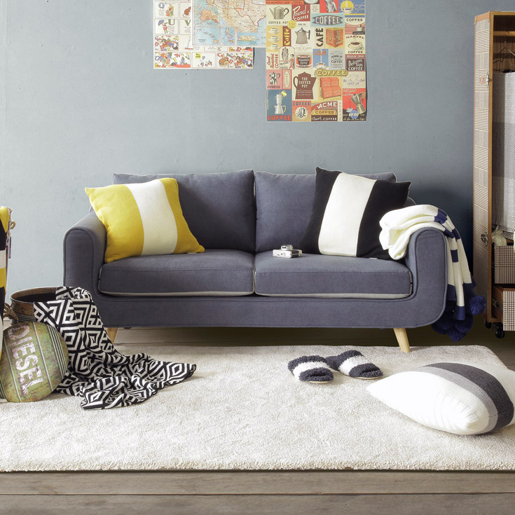 ソファー 2.5Pソファ ソファ Sofa 2人用 二人用 ファブリック 布製