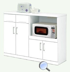 国産キッチン収納シリーズ　キッチンカウンターW120cmはこちらから