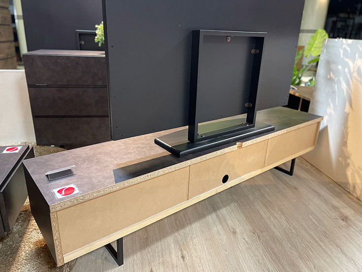 【美品】大川家具 テレビボード 180cm セラミック調 テレビ台 テレビラック テレビ台 おしゃれ ローボード 国産 大川家具 テレビボード