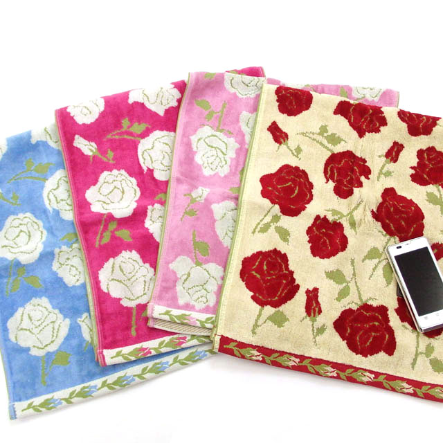 バラ売り可！チェルシー　グッズセット　タオル　盾 フェイスタオル 薔薇柄 ドレディール フォルテ ジャガード織