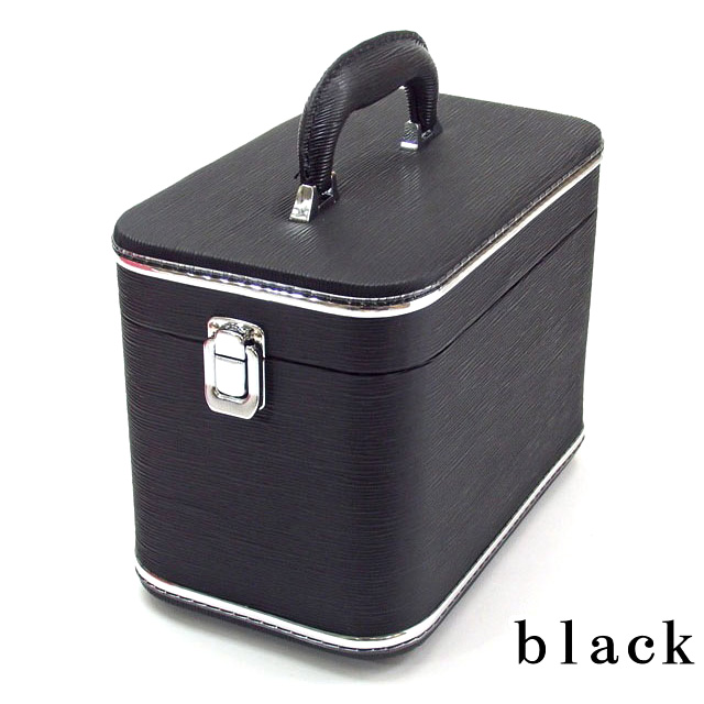 メイクボックス 鏡付き 鏡可動 化粧 大容量 持ち運び エピ調 水シボ