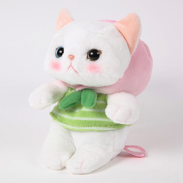 猫のぬいぐるみ ピーチ M｜猫グッズ・猫雑貨のchoo choo本舗