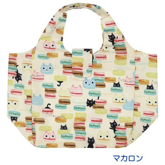 たまチャーム付エコバッグ(ノアファミリー 猫グッズ ネコ雑貨