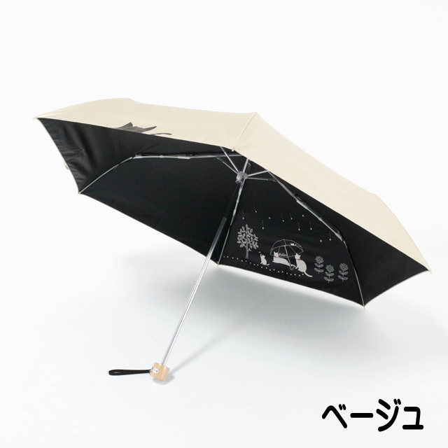 傘 折りたたみ 晴雨兼用 UV 猫柄 軽量 手動 携帯用 折畳み 雨傘 日傘 カサ 雨具 レイングッズ アンブレラ レディース かわいい 誕生日 | ブランド登録なし | 02