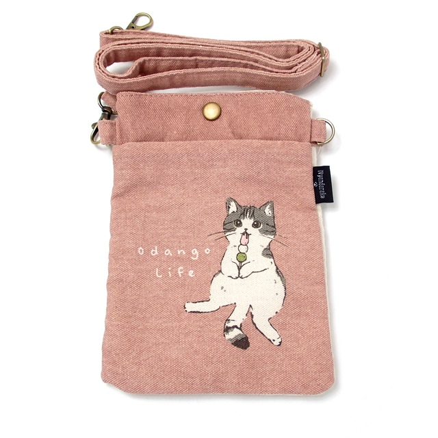 スマホ ショルダー ポシェット サコッシュ ポーチ スマホケース 猫柄