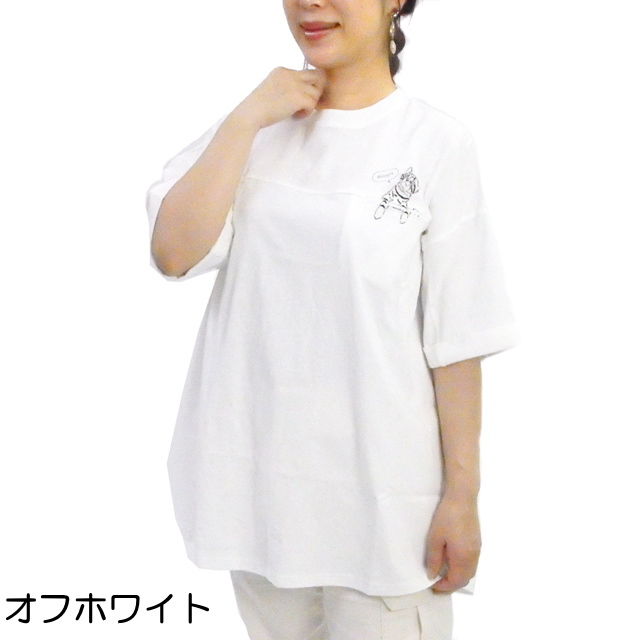 Tシャツ 半袖 猫柄 ポケット  猫雑貨 猫グッズ ゆったり チュニック 丸首 人気 綿 コットン ...