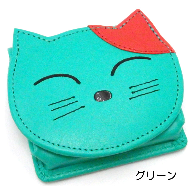 イビザ／コインケース／小銭入れ／牛革／猫／ネコ／サッカー／デポルテス イビザ／コインケース／小銭入れ／牛革／猫／ネコ／サッカー