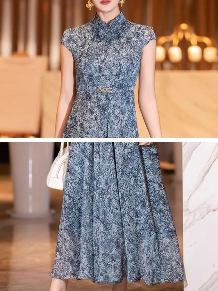 フォーマルドレス 60代 50代 結婚式 ミセス 母親 親族 花柄40代 ロング