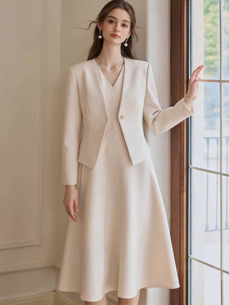 卒業式 ママスーツ 40代 襟なし 入学式 母 ママ かっこいい 卒園式