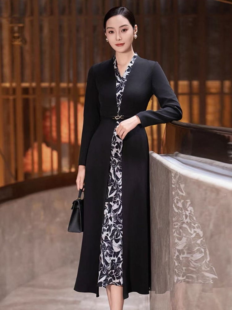 フォーマルドレス 大きいサイズ 50代 結婚式 ミセス 親族 秋 冬 母親