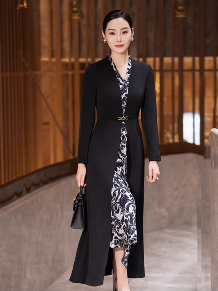 フォーマルドレス 大きいサイズ 50代 結婚式 ミセス 親族 秋 冬 母親