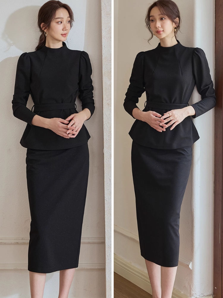 入学式 ママスーツ スカート ロング丈 40代 かっこいい 卒業式 大きい