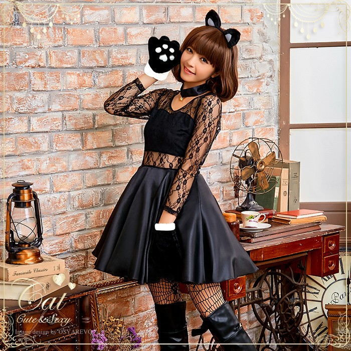 コスプレ コスプレ衣装 猫 可愛い 黒猫 コスチューム クリスマス 衣装 