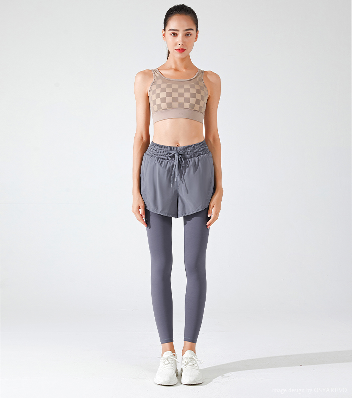 ラッシュレギンス ショートパンツ 水着 ヨガ フィットネス