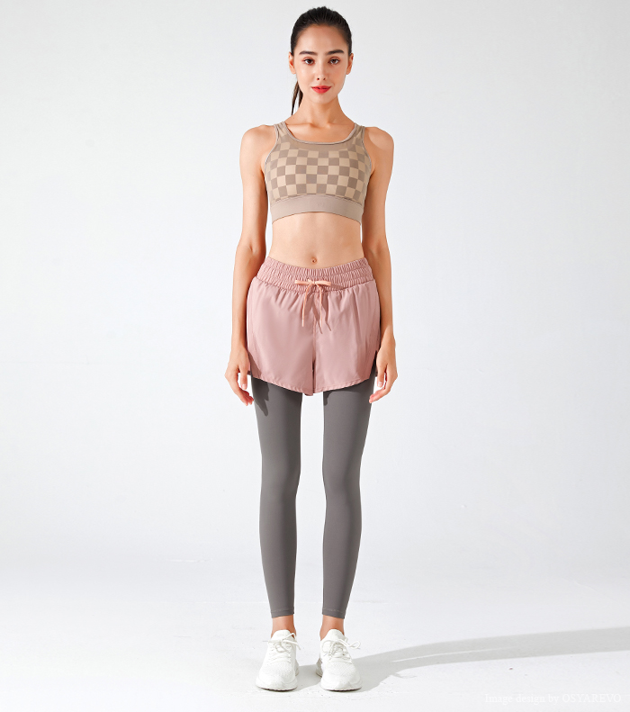 ラッシュレギンス ショートパンツ 水着 ヨガ フィットネス